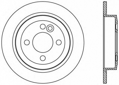 OPEN PARTS bda243010 -  Тормозной диск